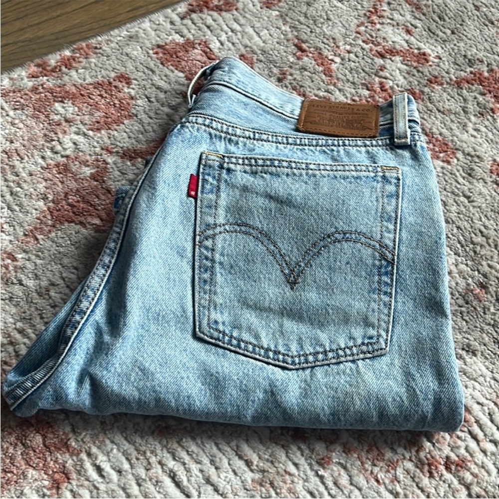 Levi's Light Blue Straight Leg Jeans